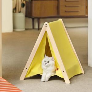 [해외] 고양이 텐트 숨숨집 펫 인디언 하우스
