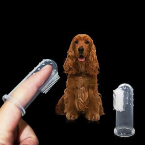 강아지 고양이 애견 청결 미용 건강 관리 용품 실리콘 칫솔 10p