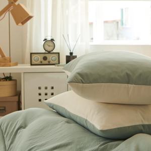 마이크로 워싱 다이앤 누빔안감 베개커버 2size 3colors