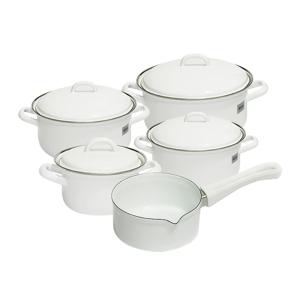 리스 클래식 법랑 5종 세트(양수냄비12,16,18,20cm/밀크팬 14cm)