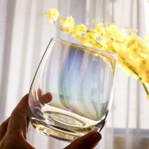 메리 홀로그램 오로라 유리컵 340ml