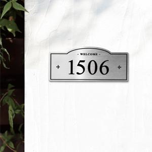 아파트호수판 호실판 룸넘버 호수판 도어사인 실버 스텐 메르