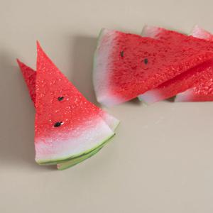 수박 모형 과일 슬라이스 9.5cm 모조 인조 가짜 장식 소품 촬영 진열