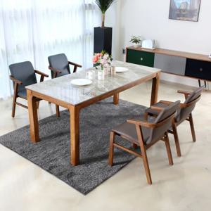 라고스 4인 통세라믹 원목식탁세트 KHD-859