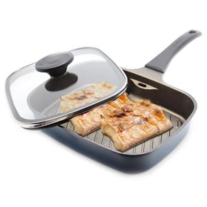 냄새 잡는 매직홀 생선팬 사각 고기구이팬