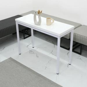 WH8540 좁은공간활용 좁은폭 화이트톤 확장형식탁 카페테이블 W850 x D400