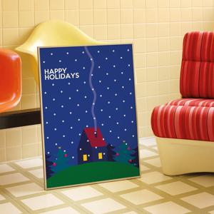 홀리졸리 크리스마스 그림액자 60종! - 40 흰눈송송