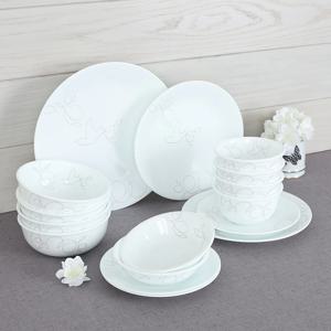 모닝브리즈 원형 4인 16P 홈세트