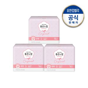 좋은느낌 오리지널 맥시슬림 날개 중형 14px3팩