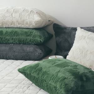 머랭 히트퍼 10mm디자인라셀극세사 베개커버 3colors