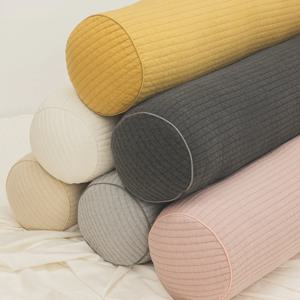 순면 누빔 원통형 일자형 바디필로우 죽부인 쿠션 6colors