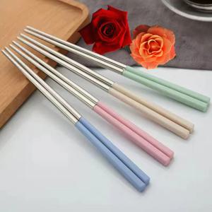 더테이블 파스텔 젓가락 8인세트(19cm) 컬러젓가락