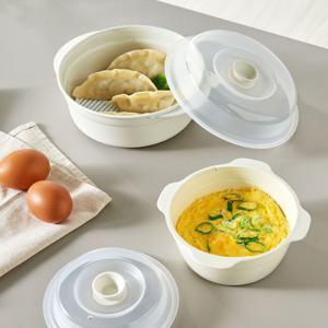 에그쿡 전자레인지 찜용기 대2p 다이어트찜기 고구마찜기