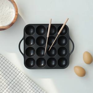 국내생산 티타늄코팅 타코야끼팬 16구 (+ 타코야키송곳2p)
