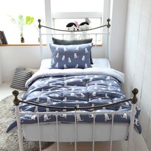 모달 알러지케어 키즈침구 캐릭터이불 블루 아동차렵 어린이 주니어 이불 S/SS