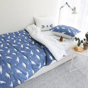 모달 알러지케어 키즈침구 캐릭터이불 블루 아동차렵 어린이 주니어 이불패드세트 S/SS