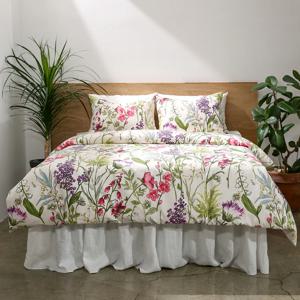 플로라 베딩 세트 퍼플 - 이불커버 솜사시 추가 (3size)