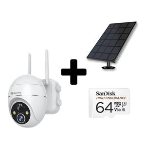 로보뷰 S3+3W 태양광 홈 IP 카메라 CCTV 무선 배터리  64G