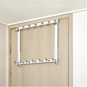 높낮이 도어옷걸이 UD405J(레일40CM+옷걸이/고리 각 5개)