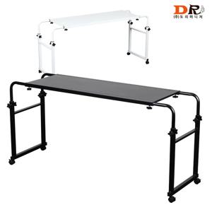 에플로 베드 테이블 / 철제 랩탑 컴퓨터 침대 이동식 바퀴 간이 침대용 배드 책상 사이드