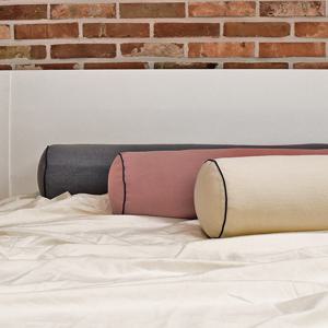 순면 골지 원통형 일자형 바디필로우 죽부인 쿠션 롱베개 3colors