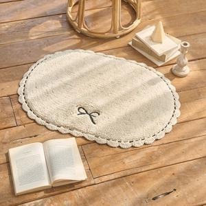 핸드메이드 라운드 레이스 발매트/주방매트 2types