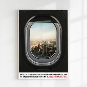 2+1 미드센추리 모던 유럽 풍경 인테리어 포스터 사진 액자 Bird's eye view