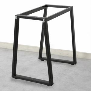 SOM500 너비500mm 블랙분체도장 사다리꼴 테이블 발통