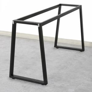 SOM900 너비900mm 블랙분체도장 사다리꼴 테이블 발통