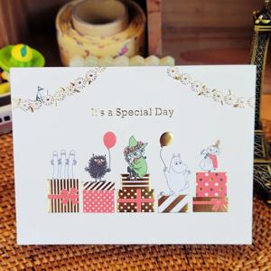 초코케이크 팝업 생일카드