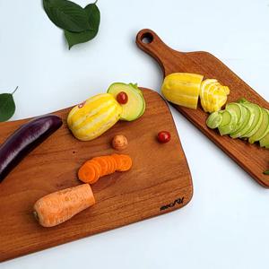 마호가니 옻칠 도마 3종세트 + 사각 손잡이 도마