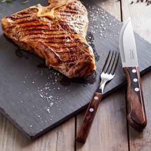 트라몬티나 브라질 빈티지 우드 커트러리 28종 특가