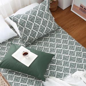 세렝게티 국산 바닥매트 요 커버+허브요솜5cm 세트 그린 S/D/Q