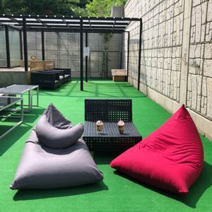 순면 1인용 빈백 소파 사은품 반달쿠션 증정 4colors