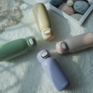 어린이 텀블러 초등학생 보온병 원터치 미니 유치원 물병 350ML 4color