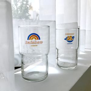 콤마비 일러스트 글라스 유리컵 5종