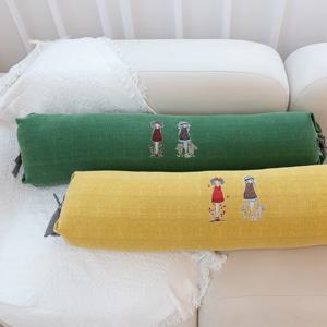 순면 일자형 바디 레그 필로우 긴쿠션 롱 애착베개 커버