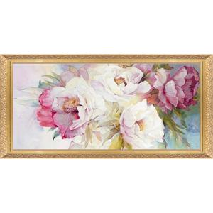 DIY 보석십자수금전수 최신26면+AB비즈 80x40cm 부귀모란