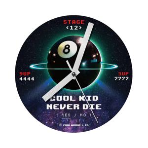 8BALL 우주 에잇볼 유니크 게임 우주 시계 무소음 벽&탁상시계 미드센추리모던