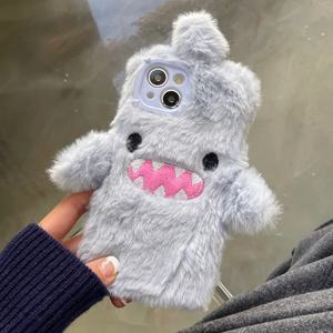 죠스 상어 포근 털 아이폰케이스