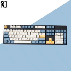 빈티지블루 키캡 PBT OEM 염료승화 (108키)
