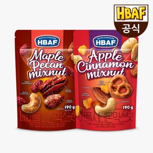 메이플 믹스넛 190g*1봉 + 시나몬 믹스넛 190g*1봉