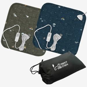 양면 USB 밤하늘고래 1인용 전기방석 보관용가방증정 2color