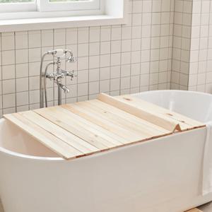 피톤치드 편백나무 원목 반신욕트레이 접이식 욕조덮개 4 size