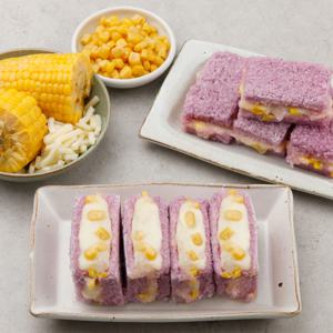 단짠단짠 모짜렐라치즈가 가득 발효숙성 고구마 콘치즈설기 600g