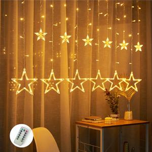 크리스마스 조명 USB 줄전구 창문 LED 거실 캠핑 차박 파티 조명 대형 커튼식 별