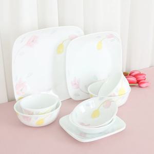 목련 사각 2인 10P 홈세트