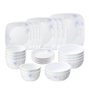 보라꽃 사각 6인 24P 홈세트