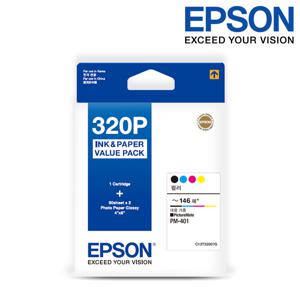 T320070 잉크 패키지+포토용지 100매 정품 잉크 PM-401