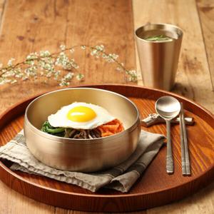 방짜유기 라인 굽 옥면기 1인세트 A 5P